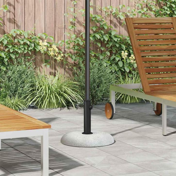vidaXL Parasolvoet Licht Grijze Steen 45 x 45 x 40 cm, Tuin en Terras, Parasols, Nieuw, Verzenden