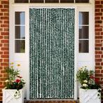 vidaXL Vliegengordijn 100x200 cm chenille groen en wit, Verzenden, Nieuw