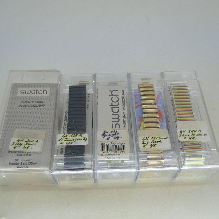 Swatch - Mixed Swatch Gent Watches - Sans Prix de Réserve -, Handtassen en Accessoires, Horloges | Heren