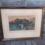 Charles James Lewis (1830-1892) - Vertier in de hoftuin