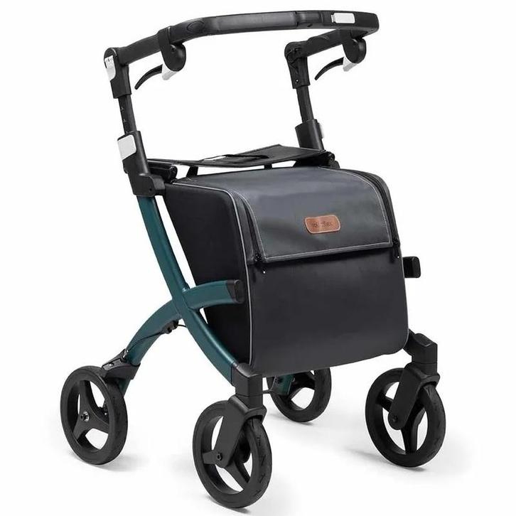 Rollz Flex boodschappen rollator - Groen, Diversen, Rollators, Ophalen of Verzenden