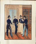 Scuola Napoletana (XIX) - Personaggi Borbonici