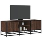 vidaXL Tv-meubel 120x35x41 cm bewerkt hout metaal bruin, Huis en Inrichting, Kasten |Televisiemeubels, Verzenden, Nieuw