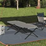 vidaXL Opvouwbaar Campingbed Grijs Oxford stof, Verzenden, Nieuw
