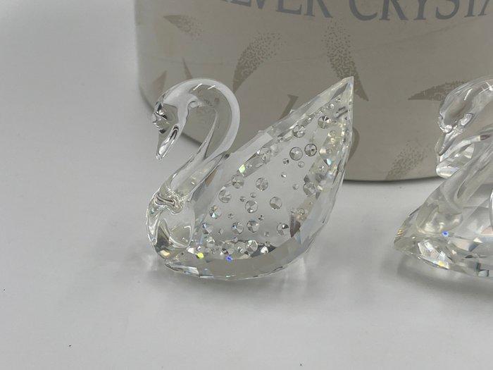 Swarovski - Beeldje - zwanen (2) - Kristal, Antiek en Kunst, Curiosa en Brocante