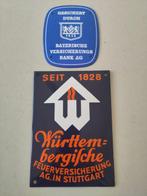 Bayerische + Württembergische Versicherung - Emaille bord
