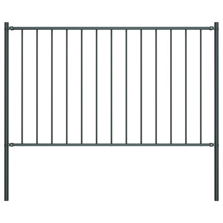 Tuinhek 1.7x1.25m Antraciet | 56% Korting | OP=OP, Tuin en Terras, Tuinhekken en Hekwerk, Nieuw, IJzer, Tuinhek, Verzenden