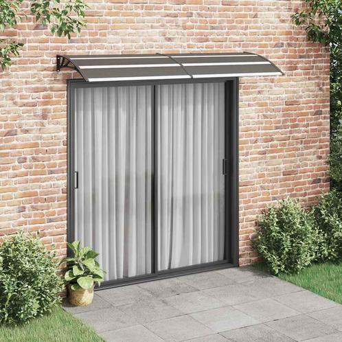 vidaXL Deurluifel 240x75 cm PC zwart, Tuin en Terras, Zonneschermen, Nieuw, Verzenden