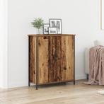 vidaXL Sideboard Oud Hout 70x30x80 cm Houtcomposiet en Staal, Huis en Inrichting, Verzenden, Nieuw