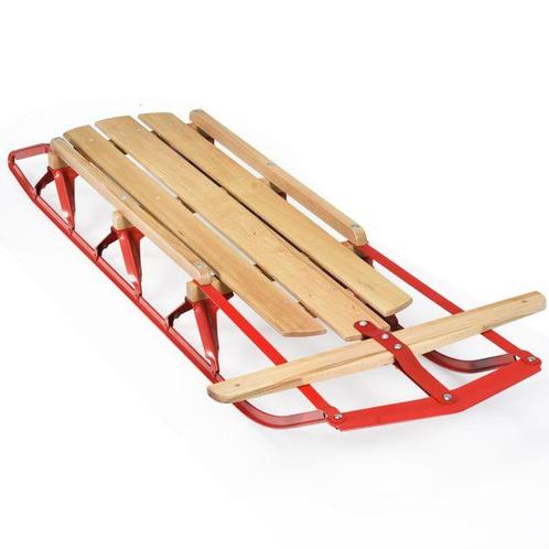 Tweedekans | Coast Houten en Stalen Slee met Schaatsen en, Sport en Fitness, Overige Sport en Fitness, Ophalen of Verzenden