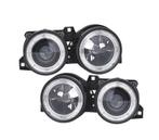 PHARES POUR BMW SÉRIE 3 E30 82-94 ANGEL EYES FOND NOIR, Auto-onderdelen, Verzenden, Nieuw