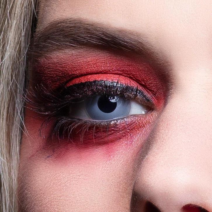 Halloween Kleurlenzen Grijs, Hobby en Vrije tijd, Feestartikelen, Nieuw, Verzenden