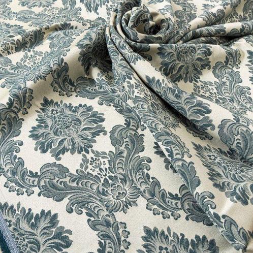 Jacquard Damask Weefsel 270 x 280 - Tijdloze elegantie -, Antiek en Kunst, Antiek | Tapijten, Tafelkleden en Textiel