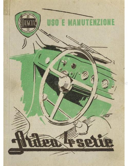 1951 LANCIA ARDEA INSTRUCTIEBOEKJE ITALIAANS, Auto diversen, Handleidingen en Instructieboekjes