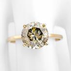 Ring - 14 karaat Geel goud - 2.04ct. tw. Diamant