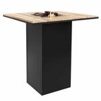 Cosiloft 100 bar table zwart/teak |, Tuin en Terras, Nieuw