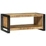 vidaXL Koffietafel 90x50x38 cm Massief Ruw Mango Hout, Huis en Inrichting, Tafels | Salontafels, Verzenden, Nieuw