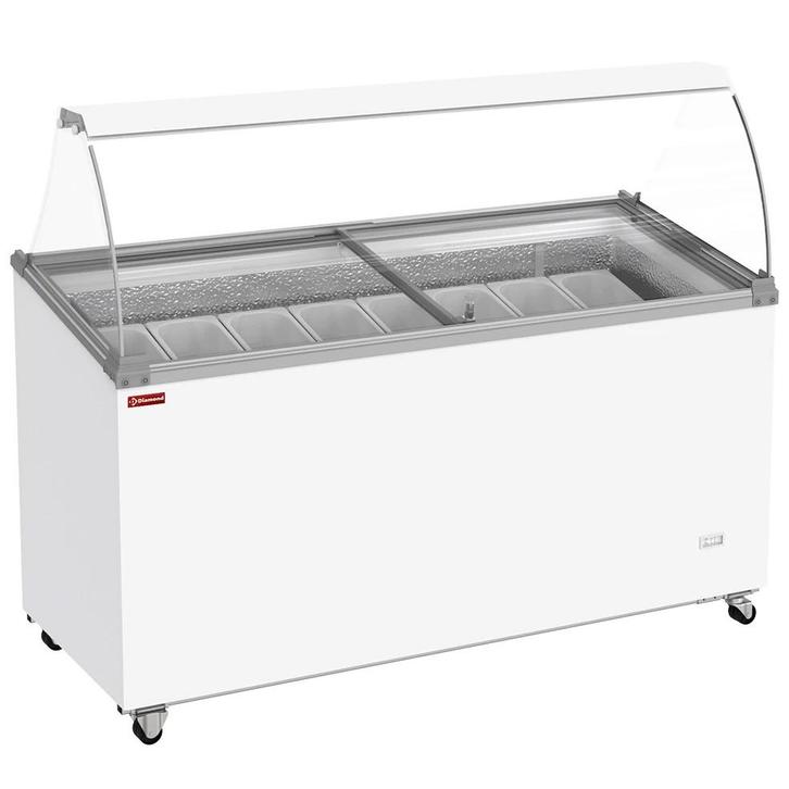 Schepijsvitrine | 467L | 8x 5L | -15°C/-23°C | Statisch |, Articles professionnels, Horeca | Équipement de cuisine, Envoi