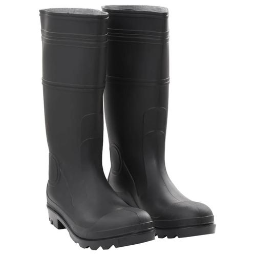 vidaXL Regenlaarzen maat 46 PVC zwart, Watersport en Boten, Hengelsport | Algemeen, Nieuw, Verzenden