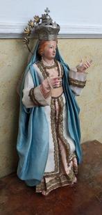 sculptuur, Madonna immacolata - 44 cm - Terracotta, Metaal,, Antiek en Kunst