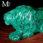 Précieuse sculpture en malachite - Lion en malachite : La, Antiquités & Art