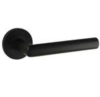 Deurklink Tavira op rond rozet PVD zwart, Doe-het-zelf en Bouw, Deuren en Vliegenramen, Nieuw