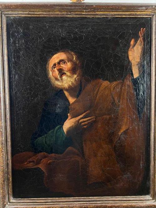 Neapolitan School (XVIII) - Saint Peter, Antiek en Kunst, Kunst | Schilderijen | Klassiek
