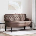 vidaXL Chesterfield Bank Bruin 119,5 x 64,5 x 75 cm, Huis en Inrichting, Verzenden, Nieuw
