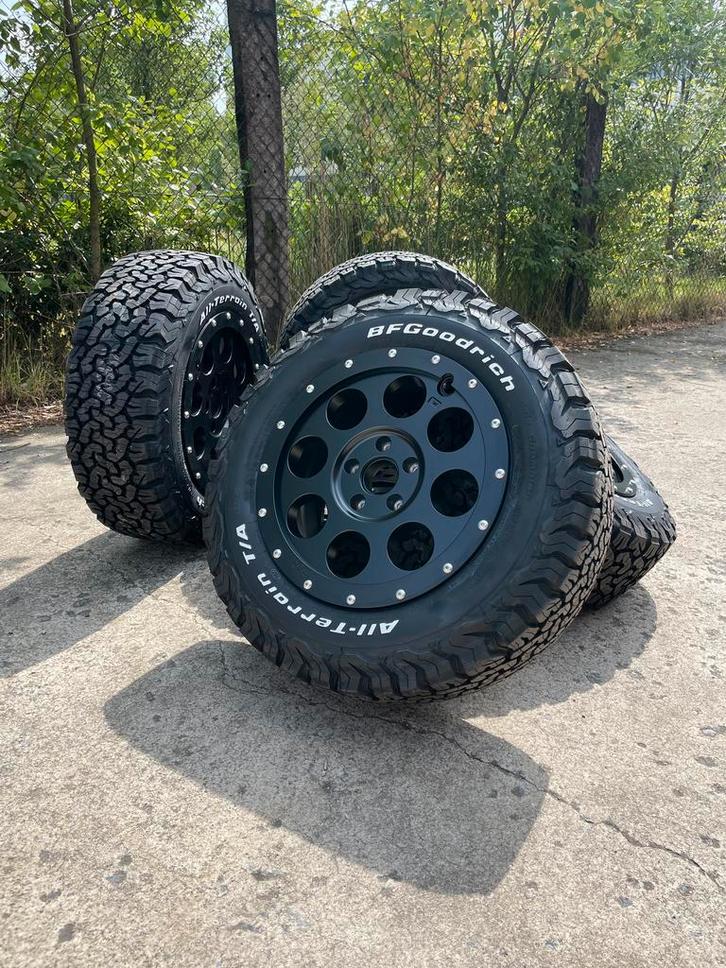 Delta Klassik B 17 met BFG A/T KO2 banden -VW Crafter - TGE, Auto-onderdelen, Banden en Velgen, 17 inch, All Season, 245 mm, Bestelwagen