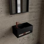 Fonteinset BWS Solid Surface Met Handdoekhouder Links Zwart, Ophalen of Verzenden, Nieuw, Overige typen