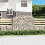 vidaXL Schanskorf gewelfd 200x50x140/160 cm gegalvaniseerd, Tuin en Terras, Verzenden, Nieuw
