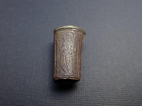 Middeleeuws Brons Pointer-eindkap (13e tot 15e eeuw), Antiek en Kunst, Antiek | Overige Antiek