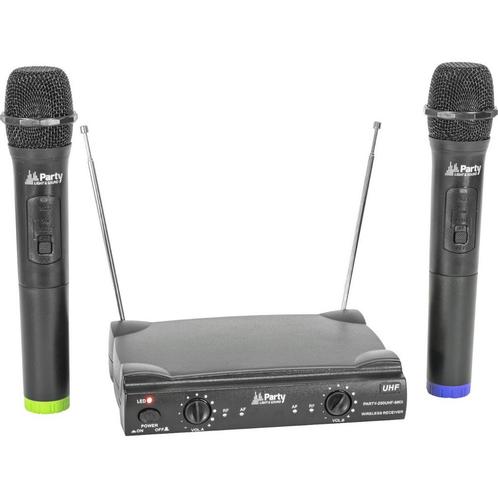 Party Sound Party-200UHF MKII Draadloos UHF Microfoon, Musique & Instruments, Microphones
