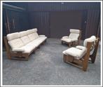 Canapé - Bois, tissu rembourré - Set de salon modulaire en