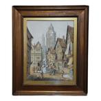 Henry Charles Heffer (1848-1931) - Street Fountain, Mayence