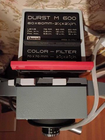 Durst M600 - testa dellingranditore + lente