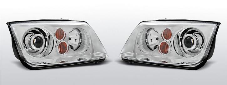 Koplampen | Volkswagen Bora 1998-2005 | chroom, Auto-onderdelen, Verlichting, Nieuw, Volkswagen, Verzenden