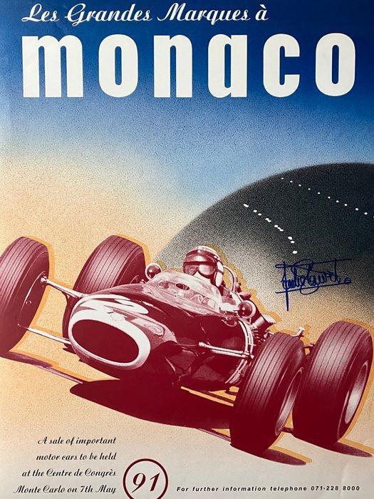 BRM - Monaco Grand Prix - Jackie Stewart - Print, Verzamelen, Automerken, Motoren en Formule 1