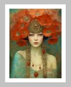 Alberto Ricardo (XXI) - Mujer esmeralda, Antiek en Kunst