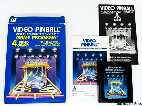 Atari 2600 - Game Program - 4 - Video Pinball, Games en Spelcomputers, Spelcomputers | Atari, Gebruikt, Verzenden