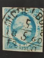 Nederland 1852 - Willem III 5 cent - Stempel Middelburg -, Postzegels en Munten, Gestempeld