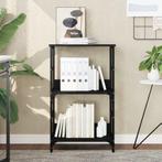 vidaXL Boekenkast 50x33x82 cm bewerkt hout zwart, Verzenden, Nieuw