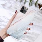 iPhone 11 Pro Hoesje Marmer Textuur - Shockproof Glossy Case, Nieuw, Verzenden