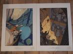 Schuiten, François - 2 Silkscreen - De Duistere Steden - Les