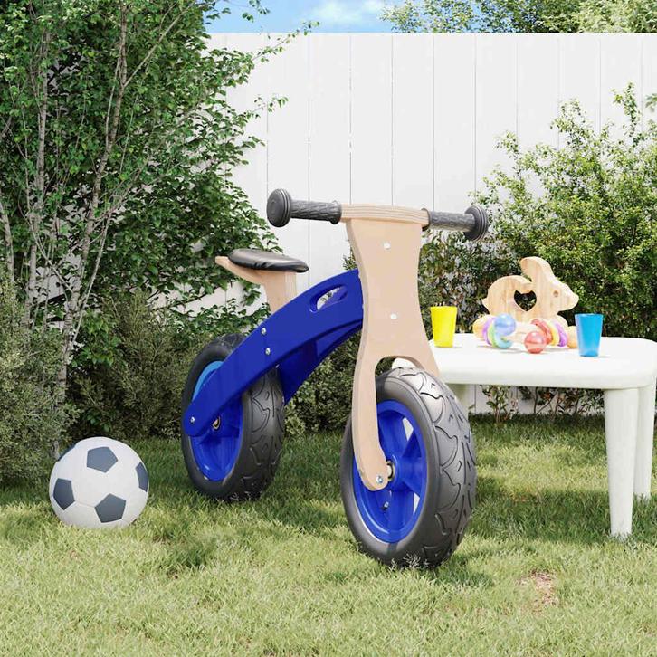 vidaXL Loopfiets voor kinderen met luchtbanden blauw, Kinderen en Baby's, Speelgoed | Buiten | Los speelgoed, Nieuw, Verzenden