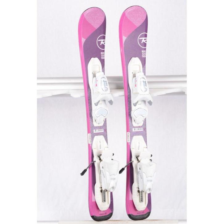 70 80 kinder skis ROSSIGNOL TEMPTATION PRO + Look KIDX 4.5, Sport en Fitness, Skiën en Langlaufen, Ski, 100 tot 140 cm, Carve