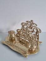 Ensemble de bureau - Prachtig antiek geelkoperen inktstel