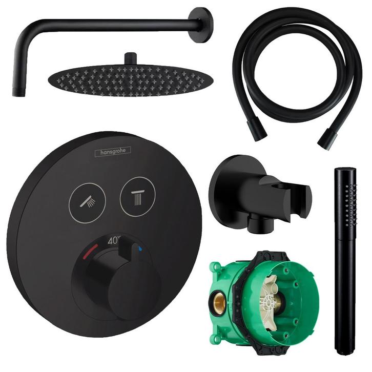 Hansgrohe Select Regendoucheset Inbouw Wanduitloop met, Doe-het-zelf en Bouw, Sanitair, Kraan, Nieuw, Ophalen of Verzenden