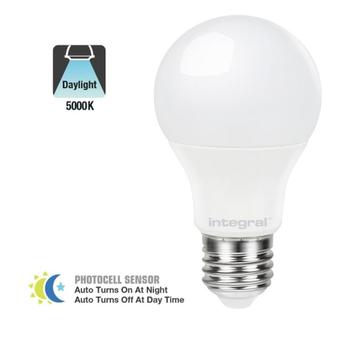 E27 Sensor LED Lamp | Schemersensor | 5000K Puur Wit beschikbaar voor biedingen