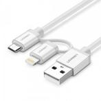 UGREEN Lightning-kabel, USB naar Micro USB en Lightning-k..., Télécoms, Télécommunications Autre, Verzenden